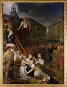 Episodio en la Plaza del Bouffay, Nantes, 1793, 1859 de Auguste Hyacinthe Debay