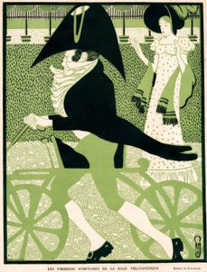 Los primeros síntomas de la rabia ciclista de Auguste Jean Baptiste Roubille