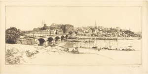 Angers - Vista panorámica de Auguste Lepere