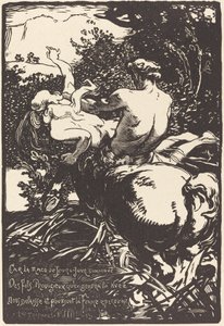 Centauro, 1896 de Auguste Lepere