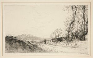 Derni?res feuilles (Vend?e) (Últimas hojas [Vendée]) de Auguste Lepere