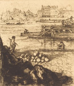Estibador, muelle en La Gare de Auguste Lepere