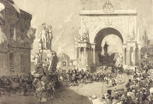 Fêtes jubilaires de Bruxelles de Auguste Lepere
