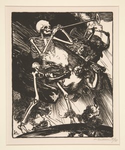La muerte y la discordia lloverán sobre la tierra, de La guerra de 1914, primera serie, núm. 7