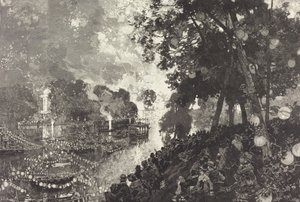 La Neige À Paris de Auguste Lepere