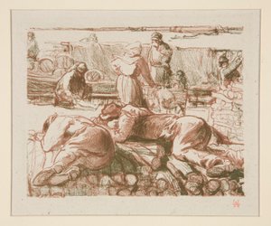 Ouvriers (trabajadoras) de Auguste Lepere