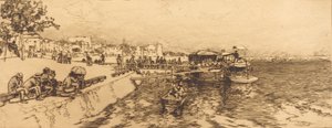 Muelle de Bercy Embarcadero, quai de Bercy, 1891 de Auguste Lepere