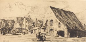 Provins Seine et Marne, 1910 de Auguste Lepere