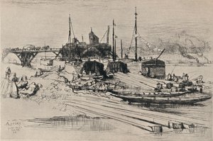 Vertedero público, Quai de la Gare, 1915 de Auguste Louis Lepère