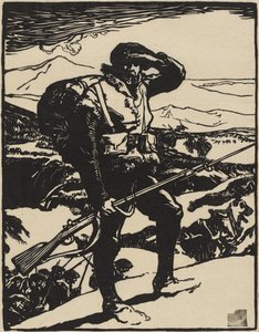 Mirando la llanura del Rin de Auguste Lepere