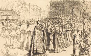 Retorno de la Procesión a la Catedral de Nantes, 190