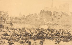 El gran mercado de manzanas, 1891