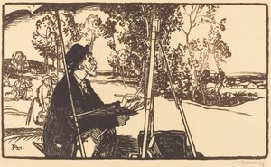 El Artista del Paisaje de Auguste Lepere