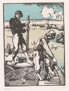 Dos viseras
Pescadores de camarones de Auguste Lepere
