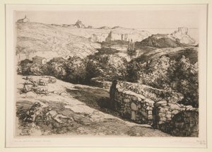 Vista de Port de la Meule (Isla de de Auguste Lepere
