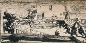 Barco de lavado, 1915