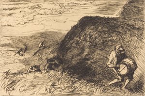 Naufragadores, Saint-Jean-de-Monts, 1915 de Auguste Lepere