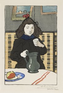 Joven con una jarra, 1890 de Auguste Louis Lepère