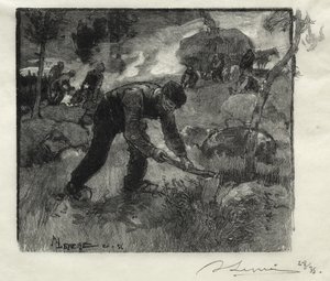 Arrancadores de brezos de Auguste Louis Lepère
