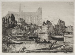 Llegada de las verduras-Amiens de Auguste Louis Lepère