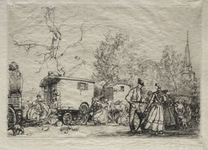 En la Feria de San Juan de Mont de Auguste Louis Lepère