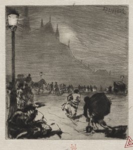 En la esquina del Pont-aux-Doubles de Auguste Louis Lepère
