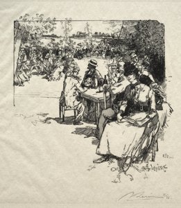 Baile en Point-du-Jour de Auguste Louis Lepère