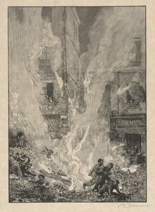 [Fuego de la ciudad] de Auguste Louis Lepère