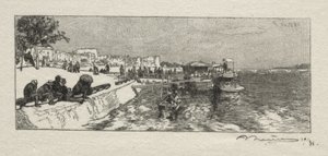 Embarcadero en Bercy de Auguste Louis Lepère