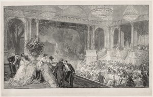 Festival en las Tullerías de Auguste Louis Lepère