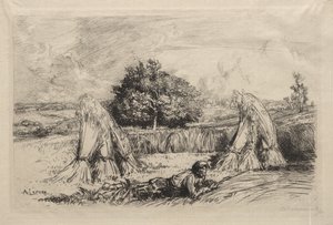 Manojos de centeno, Crèvecœur de Auguste Louis Lepère