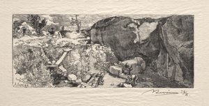 La Cantera de arenisca de Auguste Louis Lepère