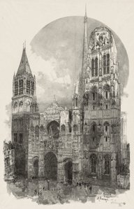 Rouen Ilustrado: La Catedral de Rouen de Auguste Louis Lepère