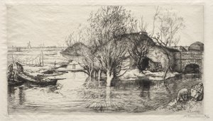 La choza inundada