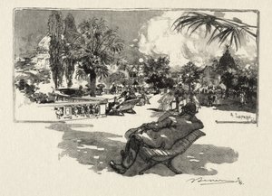 La Terraza de las Artes Liberales de Auguste Louis Lepère