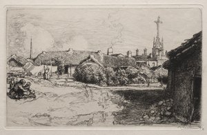 El Calvario, St. Jean-de-Mont de Auguste Louis Lepère