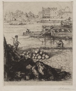 El descargador: Quai de la Gare de Auguste Louis Lepère