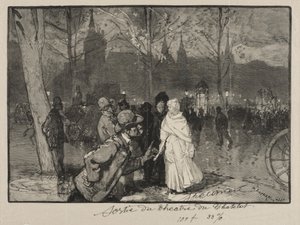 Salida del Teatro del Chatelet