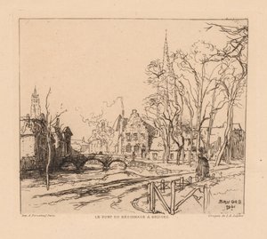 El puente del Beguinaje en Brujas