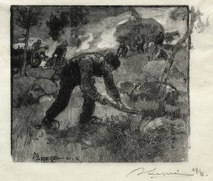 Arrancadores de brezos de Auguste Louis Lepère