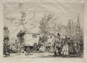 En la Feria de San Juan de Mont de Auguste Louis Lepère