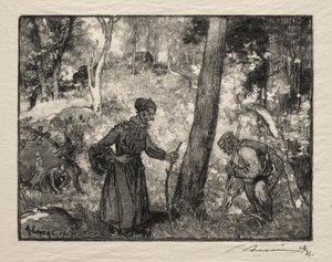 En la Roca Bernard de Auguste Louis Lepère