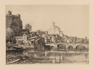 Auguste Lepère: Clisson Loire-Maritime, 1909 de Auguste Louis Lepère