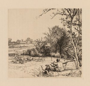 Auguste Lepère: Le pommier renversé Picardie de Auguste Louis Lepère