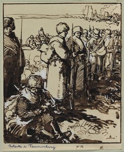 Batalla de Tannenberg de Auguste Louis Lepère