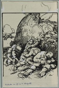Batalla del Col de la Chiprotte, 1914 de Auguste Louis Lepère