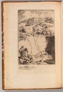 Catálogo de la exposición August Lepère: Frontispicio de Auguste Louis Lepère