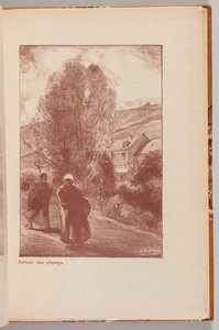 Catálogo de la Exposición de Auguste Lepère: Regreso del Campo..., 1908 de Auguste Louis Lepère