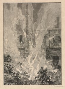 [Fuego de la ciudad] de Auguste Louis Lepère