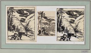 Dans les Vosges de Auguste Louis Lepère
